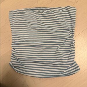 Blue and White striped tube top Amazon Size XS